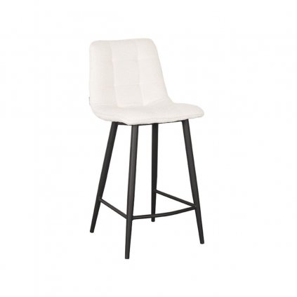 Barová židle JELT bílé bouclé 92cm