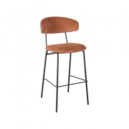 Barová židle ZACK oranžová 107cm