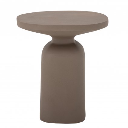 Kovový odkládací stolek MILLAN hnědý