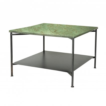 Kovový konferenční stolek BENE zelený