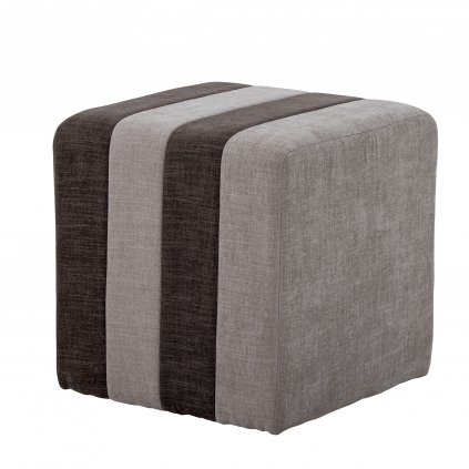 Designový pouf FLINT hnědý