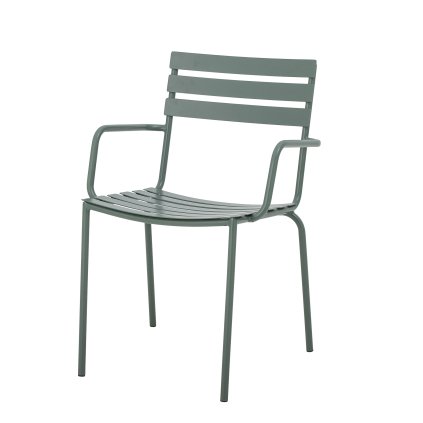 Zahradní kovová židle MONSI zelenáZahradní kovová židle MONSI zelená