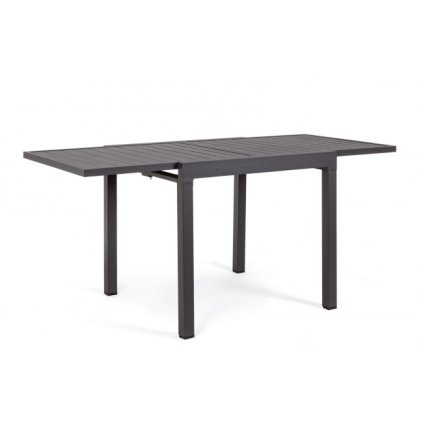 Rozkládací zahradní stůl PELAGIUS 83x80 cm černý