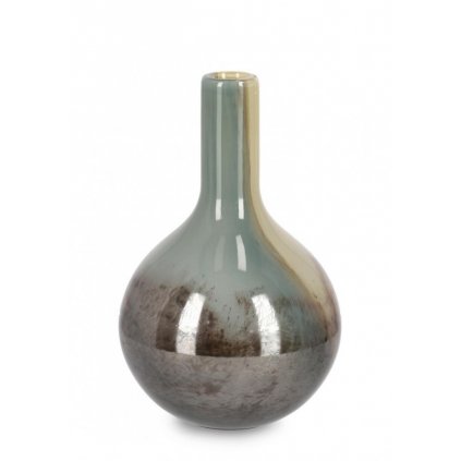 Skleněná váza MERCURY hnědá ø31,4 cm