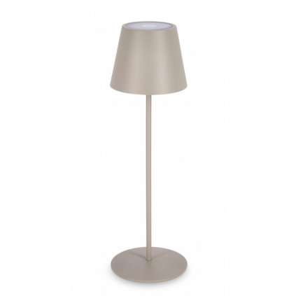 Zahradní stojací LED lampa ETNA 38 cm taupe