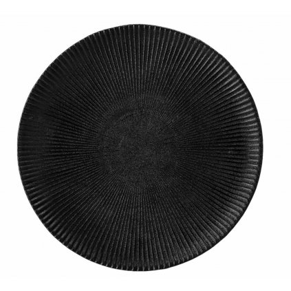 Černý talíř NERI 29 cm