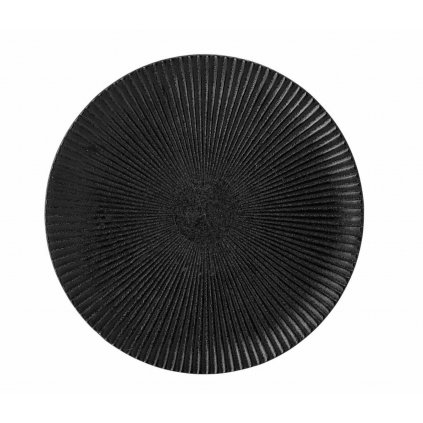 Černý talíř NERI 18 cm
