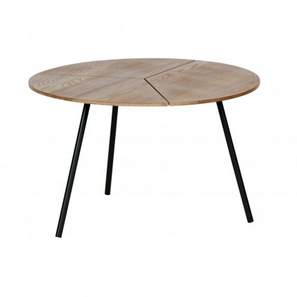 Konferenční stolek RODI hnědý ø60 cm