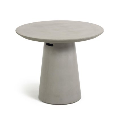 Betonový stůl ITAI ø90 cm šedý