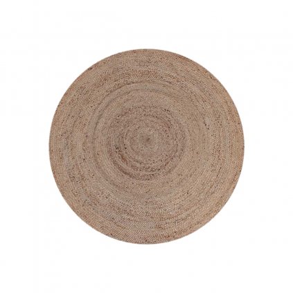 Kulatý koberec JUTE přírodní 120cm