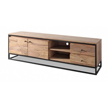 Dřevěný kabinet NARTAN hnědý 175x45 cm