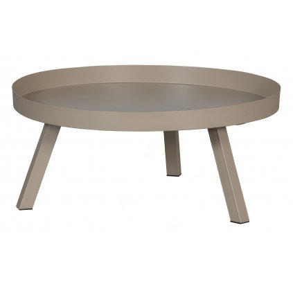 Kovový zahradní stolek SUNNY šedý Ø80cm