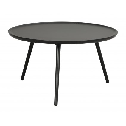 Dřevěný konferenční stolek DAISY černý 80cm