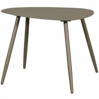 Kovový konferenční stolek AIVY zelený 50x68cm