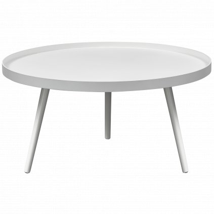 Dřevěný konferenční stolek MESA XL bílý