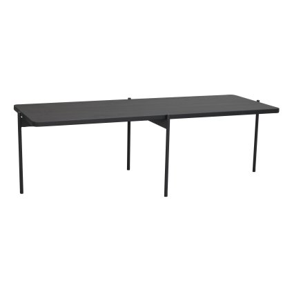 Konferenční stolek SHELTON černý 145x60 cm
