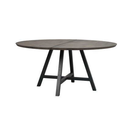 Jídelní stůl CARRADALE kulatý hnědý ø150 cm