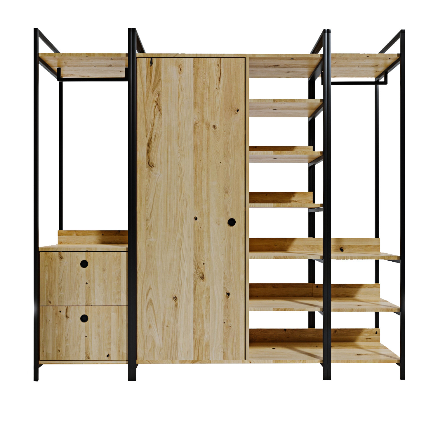 Kalune design Otevřená šatní skříň OKAN