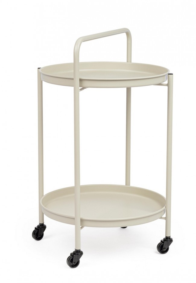 BIZZOTTO Zahradní vozík AUSTIN krémový ø44,5 cm