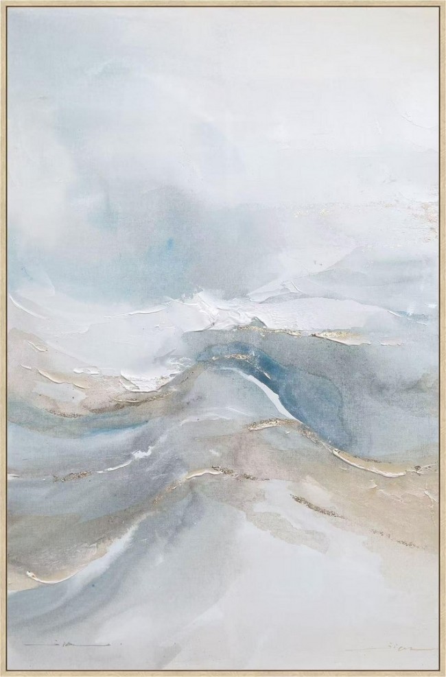 BIZZOTTO Obraz na plátně BOLD 82,6x122,6 cm modrý