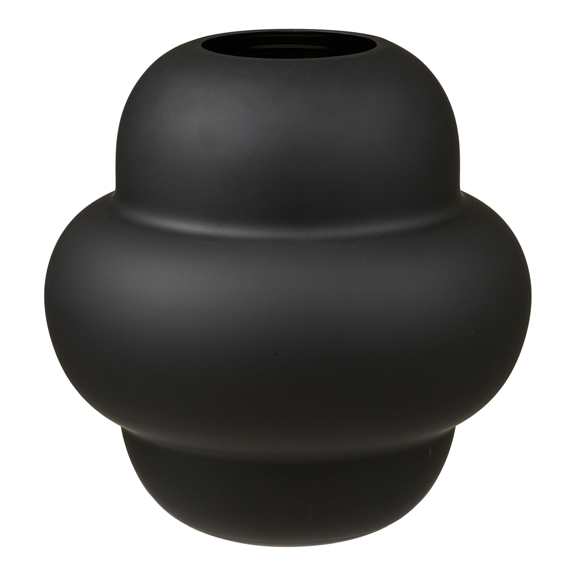 House Nordic Ručně foukaná váza VASE černá
