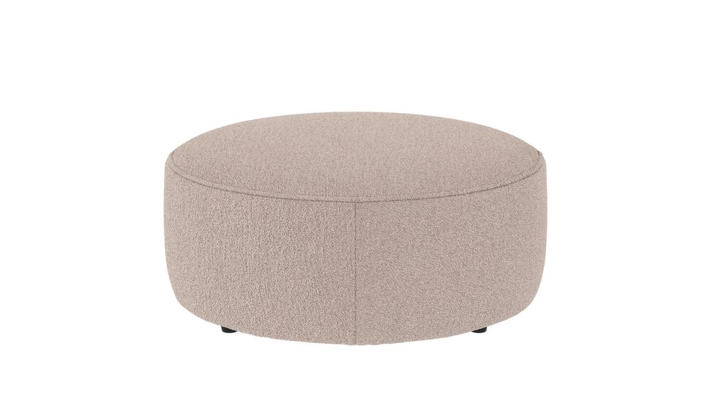 ROWICO Puf JOPLIN světle béžový ⌀90 cm