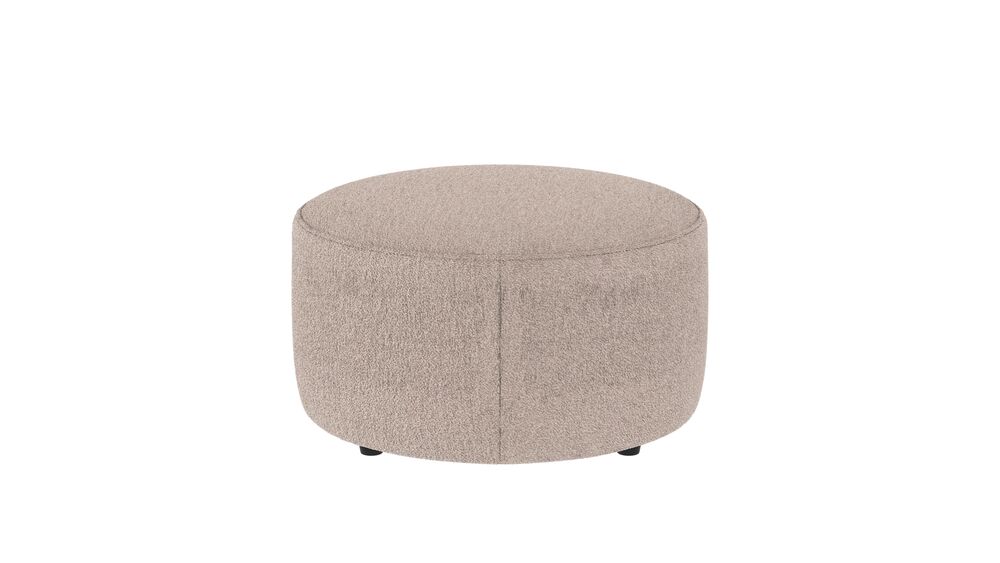 ROWICO Puf JOPLIN světle béžový ⌀70 cm