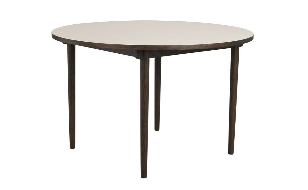 ROWICO Jídelní stůl FAIRMOUNT hnědý ⌀120 cm