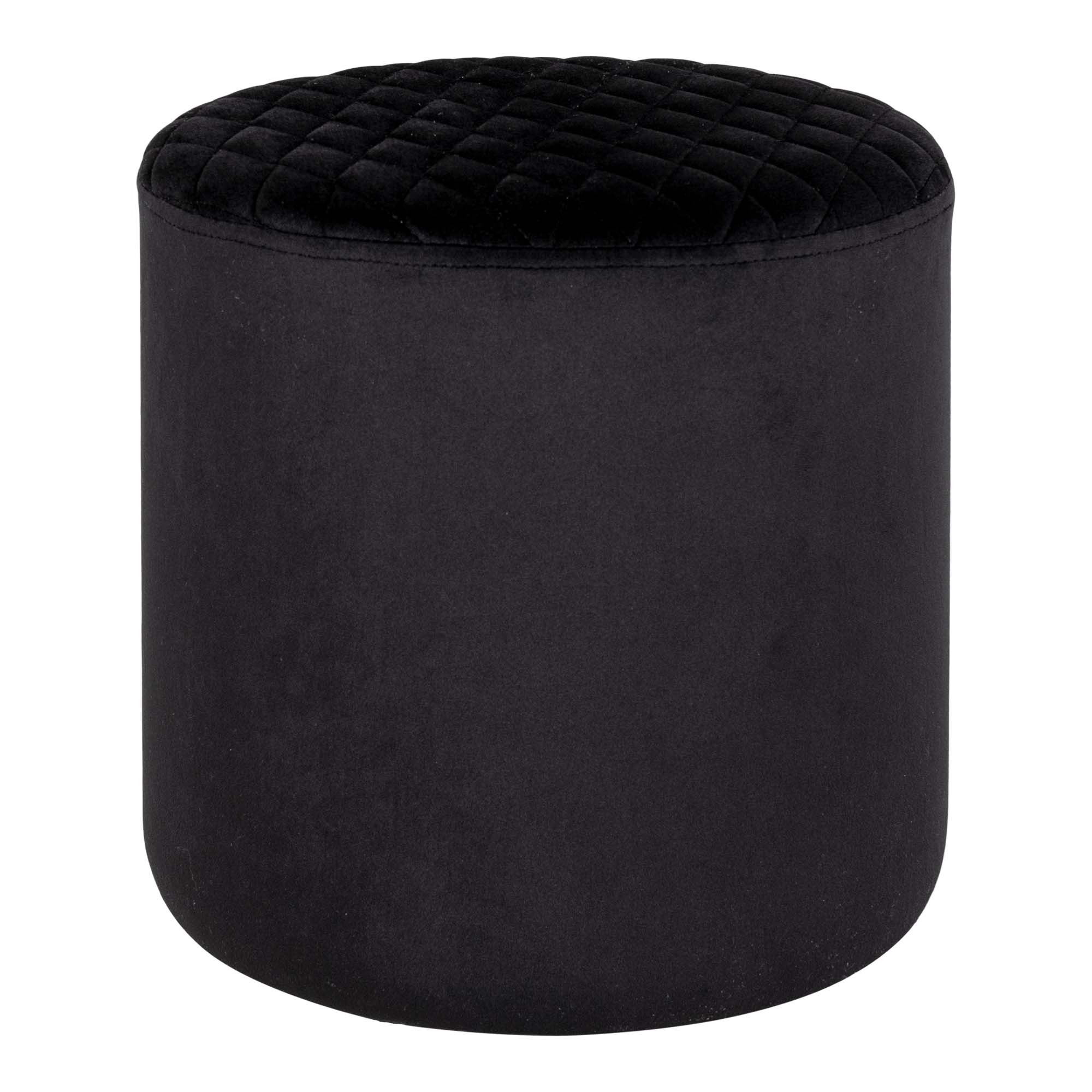 House Nordic Černý pouf EJBY