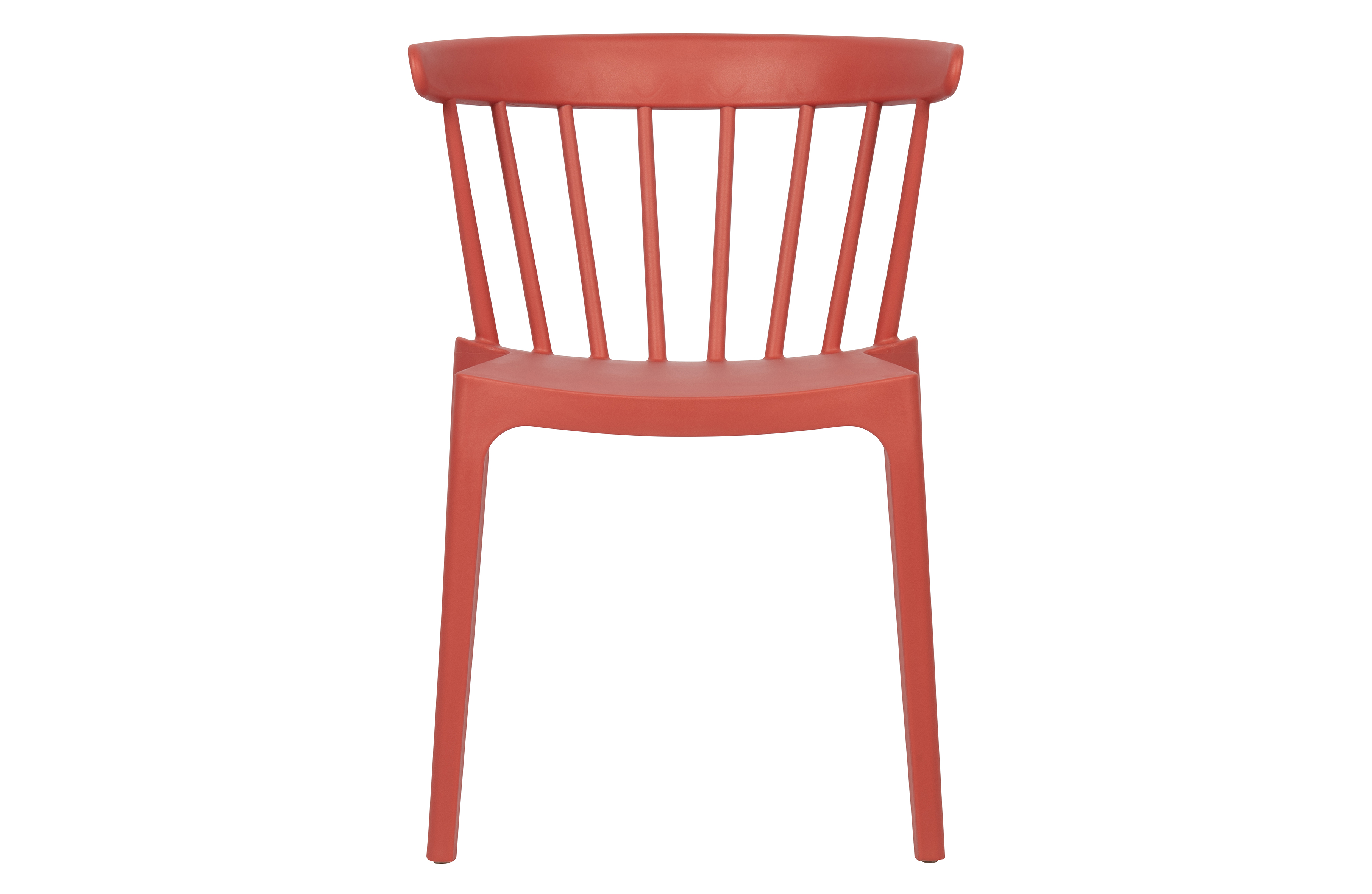 WOOOD Plastová jídelní židle BLISS červená