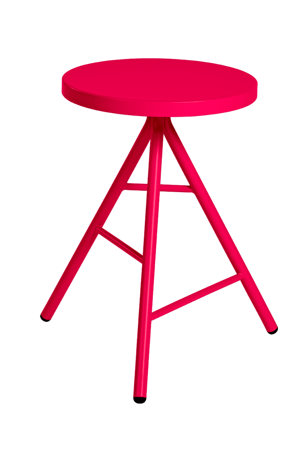 CASTIL kovová stolička SIMPLE 46x41 malá Barva: Bílá