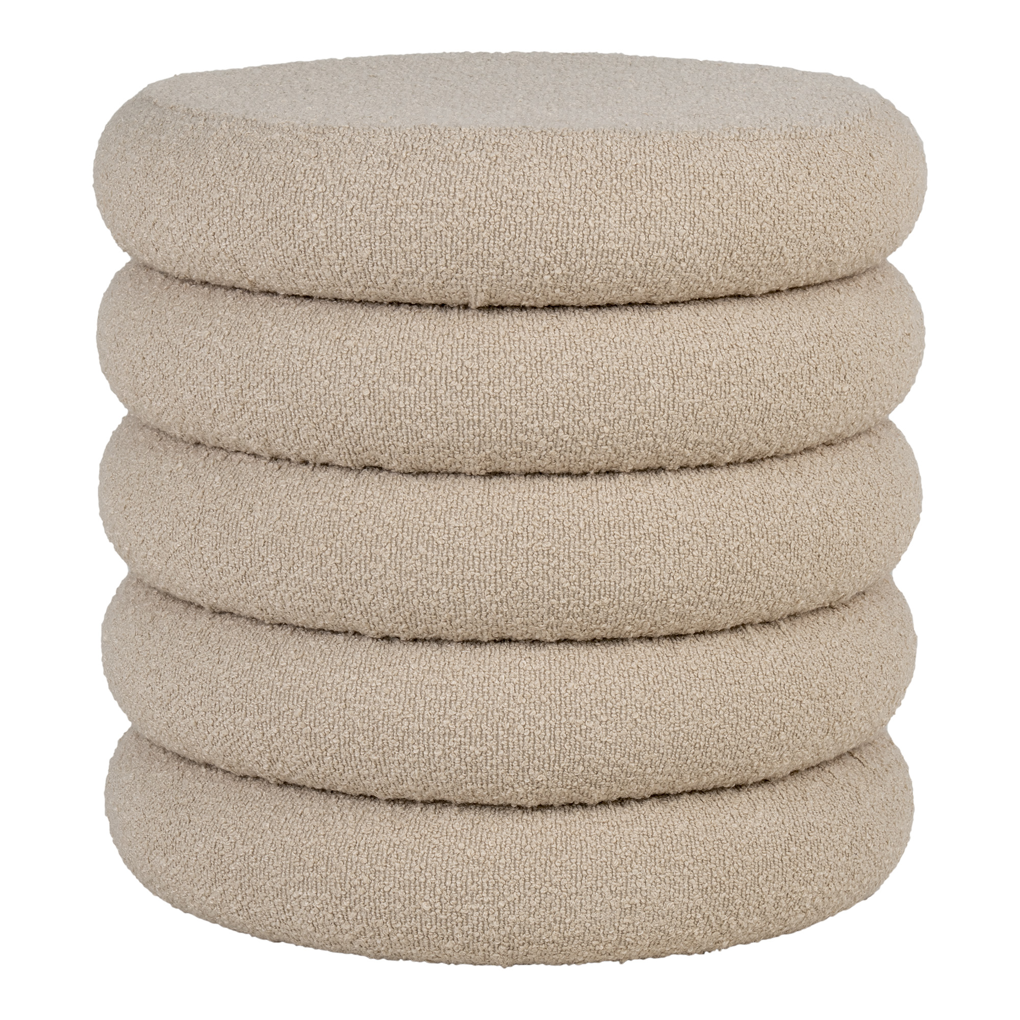 House Nordic Béžový pouf BROOKLYN s úložným prostorem