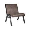 Fauteuil Matz 72x74x81 cm Antraciet Microvezel