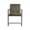 eetkamerstoel milo army microvezel 55x55x85 cm voorkant