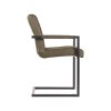eetkamerstoel milo army microvezel 55x55x85 cm zijkant 2