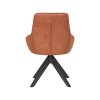 Eetkamerstoel Jace Cognac Microvezel 58x65x88 cm Achterkant