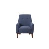 Třímístná pohovka BALERA s křeslem tmavě modrá 223 cm
