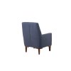 Třímístná pohovka BALERA s křeslem tmavě modrá 223 cm