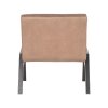 Fauteuil Matz Stone Microvezel 72x74x81 cm Achterkant