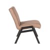 Fauteuil Matz Stone Microvezel 72x74x81 cm Zijkant