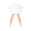 eetkamerstoel parma wit pp oak metaal woodcover 58x54x85 cm achterkant