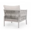 Zahradní křeslo FLORENCIA bílé
