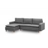 Rohová pohovka LUNGO tmavě šedá
