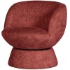 Otočné křeslo SHUFFLE červené801418 R 02 VS BP Shuffle draaifauteuil ruby SA