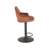 Barová židle FER hnědá