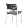 Zahradní jídelní židle ALVIN bílá