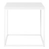 Kovový konferenční stolek VITA bílý 45x45 cm