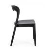 Dřevěná jídelní židle MILEY černá