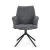 Otočné křeslo ALEXANDER tmavě šedé