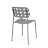 Zahradní jídelní židle CLOVER šedá
